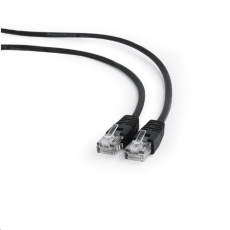 GEMBIRD kabel patchcord Cat5e UTP 0,25m, černý