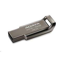 ADATA Flash Disk 64GB UV131, USB 3.1 DashDrive, Chromium Grey, šedá