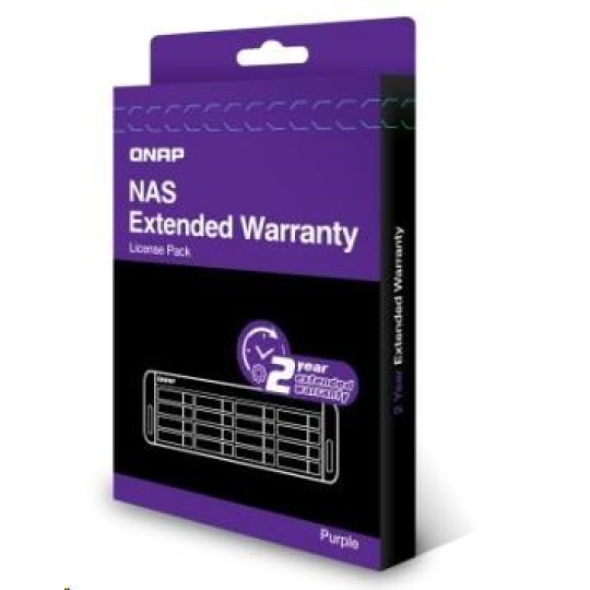 QNAP LIC-NAS-EXTW-PURPLE-2Y-EI elektronická prodlužujicí záruka 2 roky