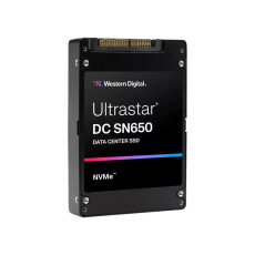 WD SSD 7.68TB Ultrastar DC SN650, PCIe Gen4, (R:6500, W:1900MB/s), RI-1DW/D BICS5 SE