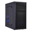 EUROCASE skříň MC X203 black, micro tower, without fans, 2x USB 2.0