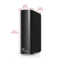 WD Elements Desktop 4TB, Externí HDD, USB 3.0, černá