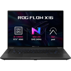 ASUS NTB ROG Flow X16 (GV601VV-NL062X), i9-13900H,16" 2560x1600,32GB,1TB SSD,NVIDIA RTX4060,W11Pro,Black