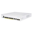 BAZAR - Cisco switch CBS350-8P-2G-EU (8xGbE,2xGbE/SFP combo,8xPoE+,67W,fanless) - REFRESH - poškozený obal