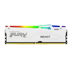 KINGSTON DIMM DDR5 32GB 5200MT/s CL40 FURY Beast Bílá RGB XMP