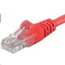 PREMIUMCORD Patch kabel UTP RJ45-RJ45 CAT5e 0.5m červená