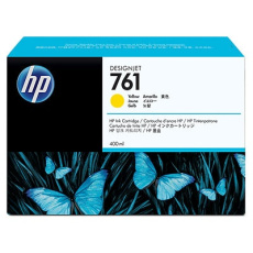 HP 761 Yellow DJ Ink Cart, 400 ml, CM992A