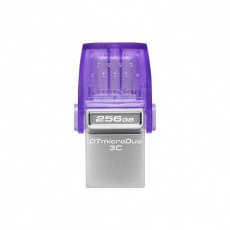 Kingston Flash Disk 256GB DataTraveler microDuo 3C 200MB/s dual USB-A + USB-C