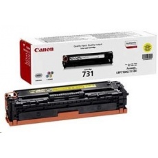 Canon TONER  CRG-731Y žlutá pro i-SENSYS LBP7100Cn, LBP7110Cw, MF623Cn, MF628Cw, MF8230Cn, MF8280Cw (1 500 str.)