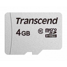 TRANSCEND MicroSDHC karta 4GB 300S, Class 10, bez adaptéru