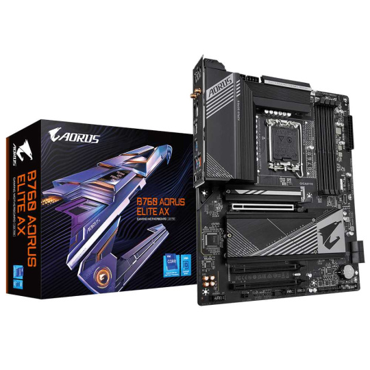 BAZAR - GIGABYTE MB Sc LGA1700 B760 AORUS ELITE AX, Intel B760, 4xDDR5, 1xDP, 1xHDMI, WI-FI - Po opravě (Komplet)