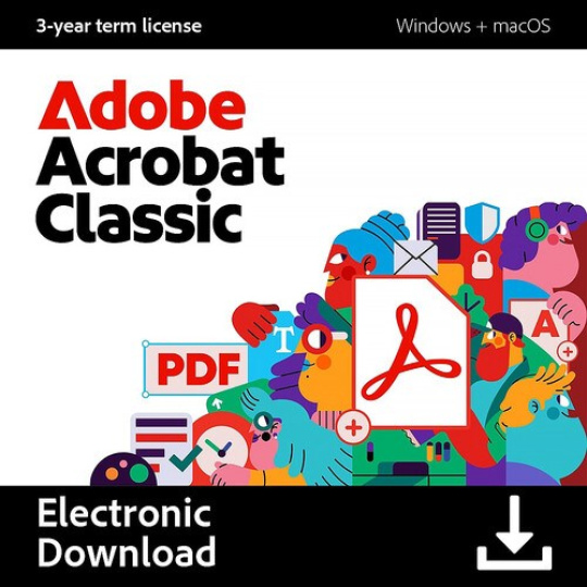 Acrobat Classic 2024 for ENT MP ENG EDU Online FRL Term License (Set up as 36 month) 1 User, Level 1, 1-9