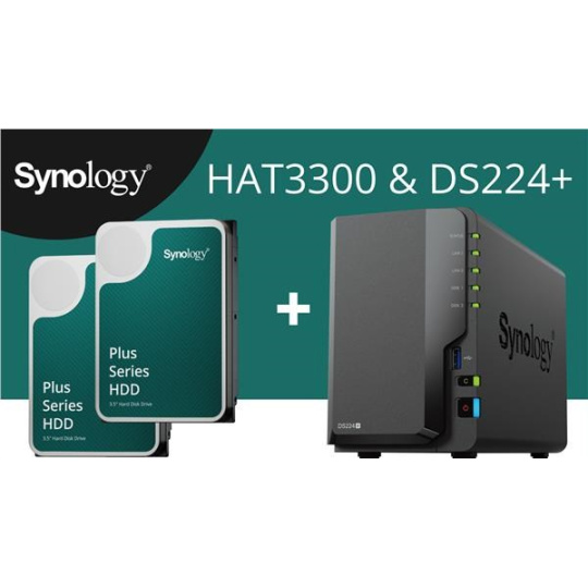 Synology DS224+ NAS 2Bay DiskStation 2xGbE % %