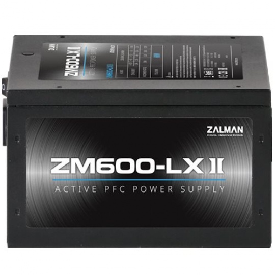 ZALMAN zdroj ZM600-LXII, 600W eff. 85%