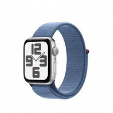 APPLE Watch SE GPS 40mm Silver Aluminium Case with Winter Blue Sport Loop