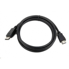 GEMBIRD Kabel propojovací DisplayPort - HDMI 1,8m (M/M)