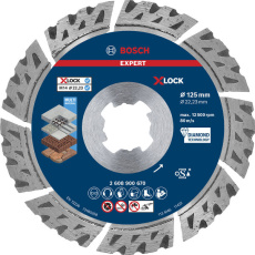 Bosch diamantový dělicí kotouč EXPERT MultiMaterial X-LOCK 125 × 22,23 × 2,4 × 12 mm