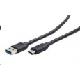 GEMBIRD USB 3.0 AM na Type-C kabel (AM/CM), 1m, černý