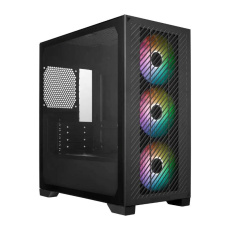 Cooler Master case Elite 301, mini-ITX, 3x 120mm ARGB Fan, bez zdroje, černá