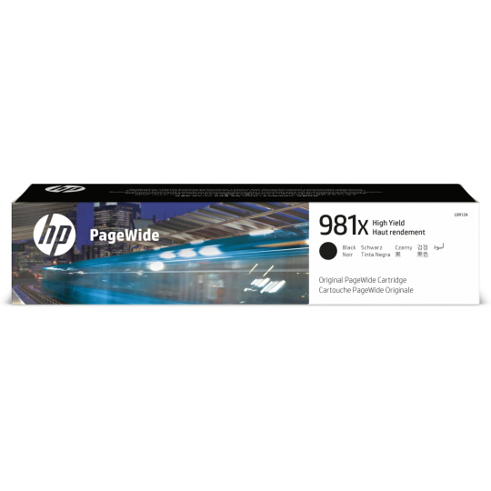 HP 981X High Yield Black Original PageWide Cartridge (11,000 pages)