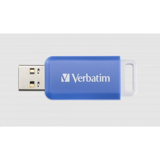 VERBATIM Flash Disk 64GB DataBar USB 2.0 Drive, modrá