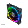 AKASA ventilátor SOHO AR14, 14cm ARGB PWM fan with advanced blade design