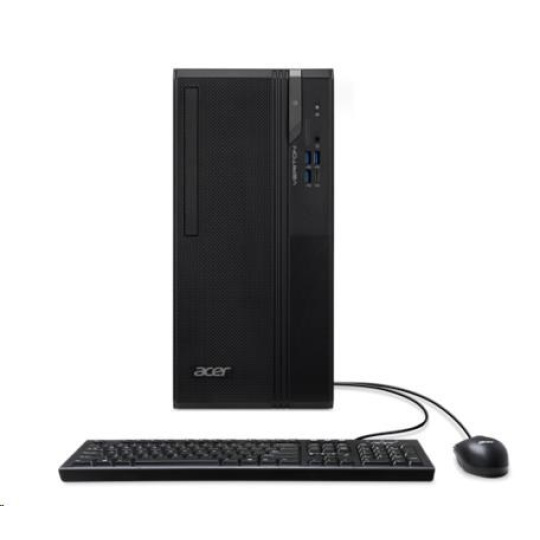 ACER PC Veriton VS2720G, i5-14400,8GB DDR4,512GB M.2 SSD,Wifi,DVD±RW,USB KB+mouse,W11P,300W,Black