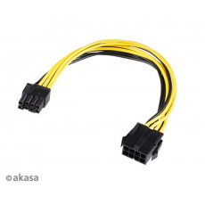 AKASA adaptér 12V ATX 8-Pin to PCIe 6+2 pin Adapter Cable