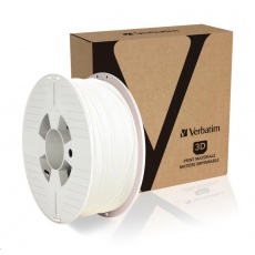 VERBATIM 3D Printer Filament PLA 1.75mm, 335m, 1kg white (OLD PN 55268)