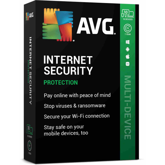 _Nová AVG Internet Security (Multi-Device, max. 10 připojených PC ) na 12 měsíců