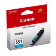 Canon CARTRIDGE CLI-551C azurová pro Pixma iP, Pixma iX, Pixma MG a Pixma MX 6850, 725x, 925, 8750 (332 str.)