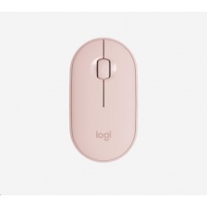 Logitech Pebble Wireless Mouse M350, růžová