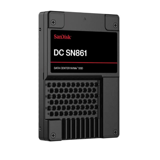 WD SSD 3.84TB DC SN861, PCIe Gen5, (R:13700, W:7200MB/s), RI-1DW/D BICS6 SE