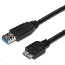 PREMIUMCORD Kabel USB 3.0 A - Micro B 0,5m, propojovací (M/M)