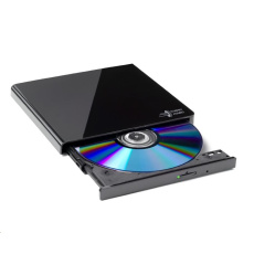 BAZAR - HITACHI LG - externí mechanika DVD-W/CD-RW/DVD±R/±RW/RAM GP57EB40, Slim, Black, box+SW - Poškozený obal (Komplet