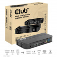 Club3D síťový přepínač - Switch, HDMI KVM Switch - Dual HDMI 4K 60Hz