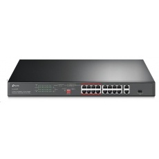 TP-Link CCTV switch TL-SL1218P (16x100Mb/s, 1xGbE uplink, 1xGbE/1xSFP combo uplink, 16xPoE+, 150W)