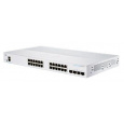 Cisco switch CBS350-24T-4G-EU (24xGbE,4xSFP,fanless) - REFRESH