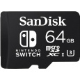 SanDisk MIcroSDXC karta 64GB for Nintendo Switch (R:100/W:90 MB/s, UHS-I, V30, U3, C10, A1) licensed Product